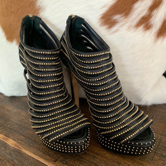 Christian Dior Studded Caged Bootie - Picture 7 of 15